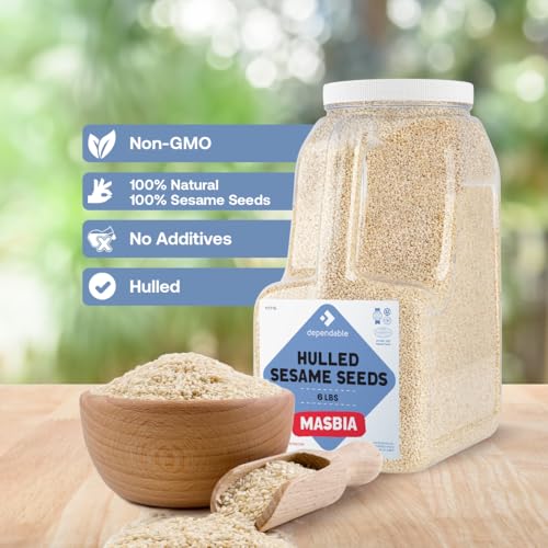 5 LB Raw Unhulled Sesame Seeds D514