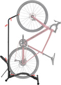 Vertical Bike Rack, Adjustable Indoor and Outdoor Bicycle Stand Rack, Fits Most 20''-28'' Bikes Q73235