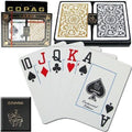 Black and Gold Jumbo Index Playing Card Set B268