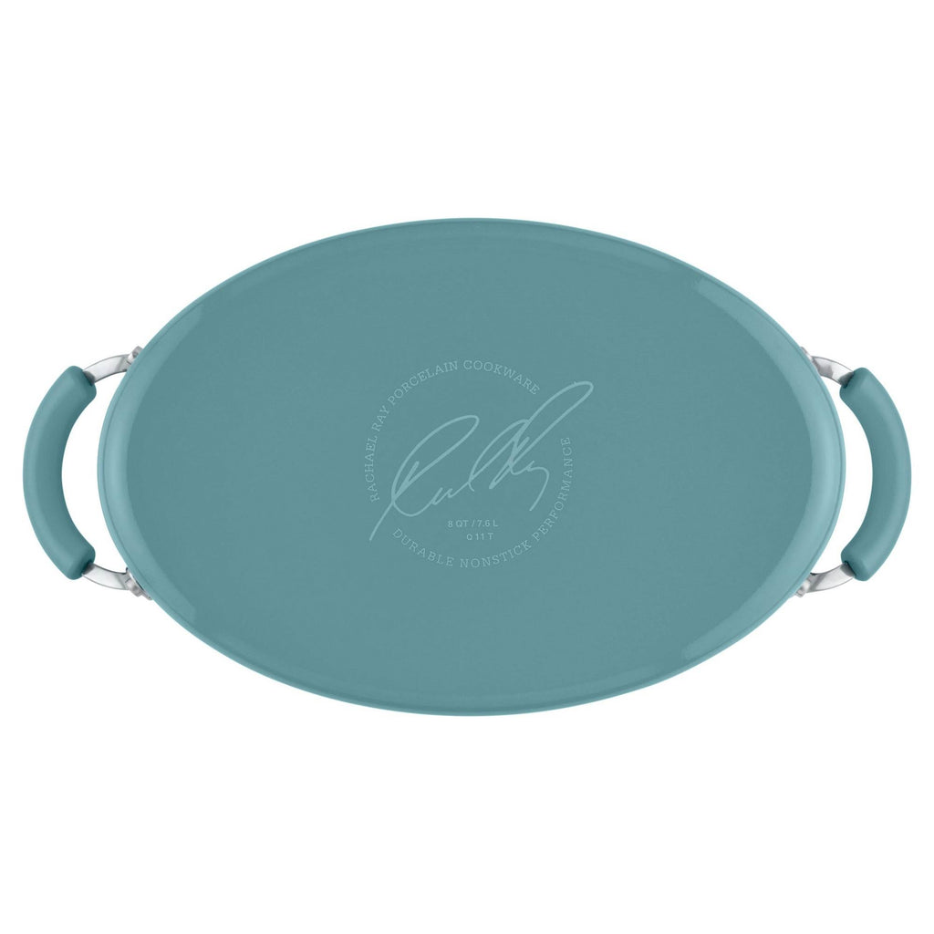 8-Quart Nonstick Covered Pasta Pot with Pour Spout Q505218