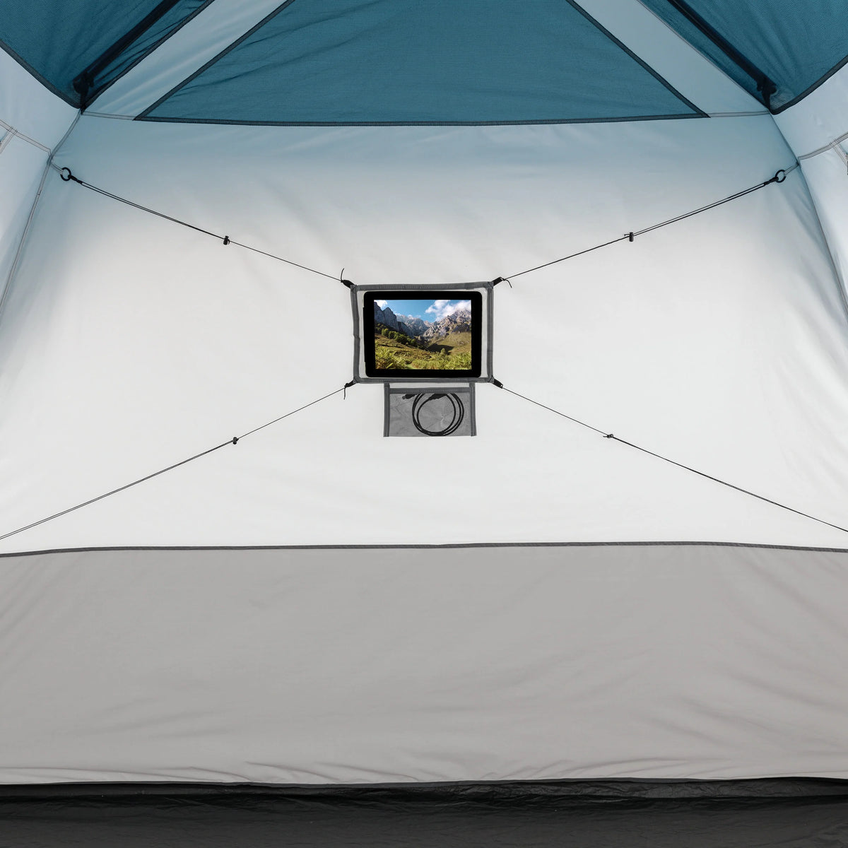 6-Person Instant Cabin Tent with LED Light Q566