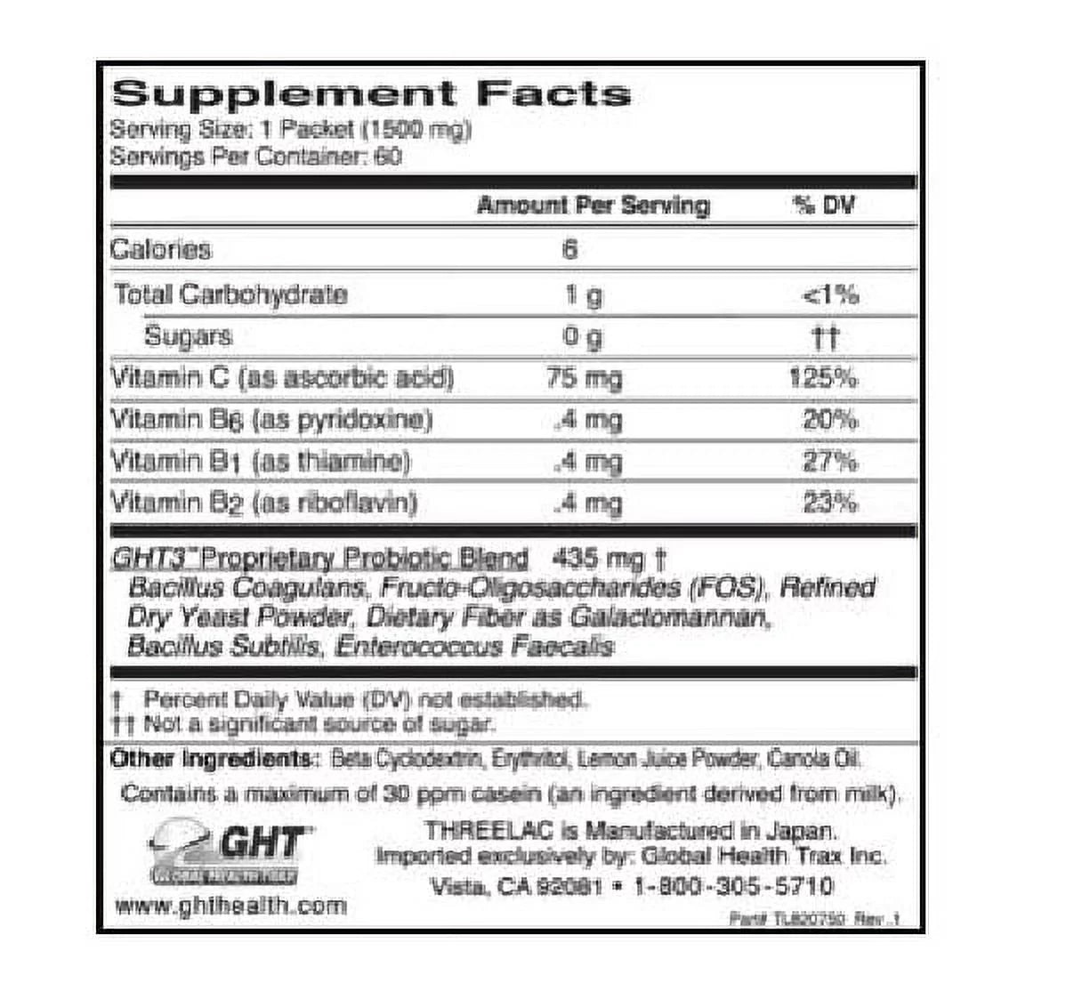 Probiotic 60 ea X82761