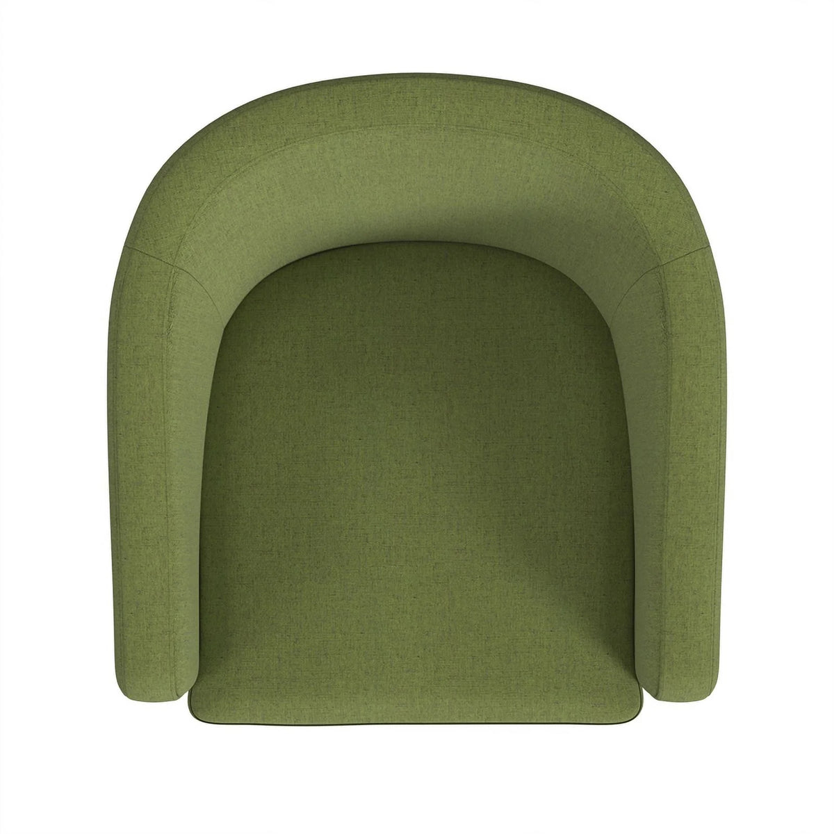 Olive Green Barrel Accent Chair Q289