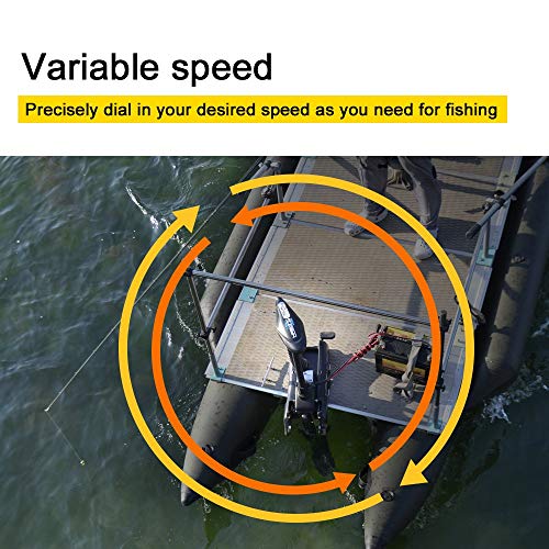 Black 48inch Bow Mount Trolling Motor with Remote Control M501860