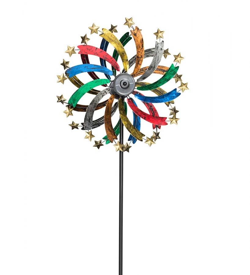 Solar Shooting Star Metal Wind Spinner Z69698