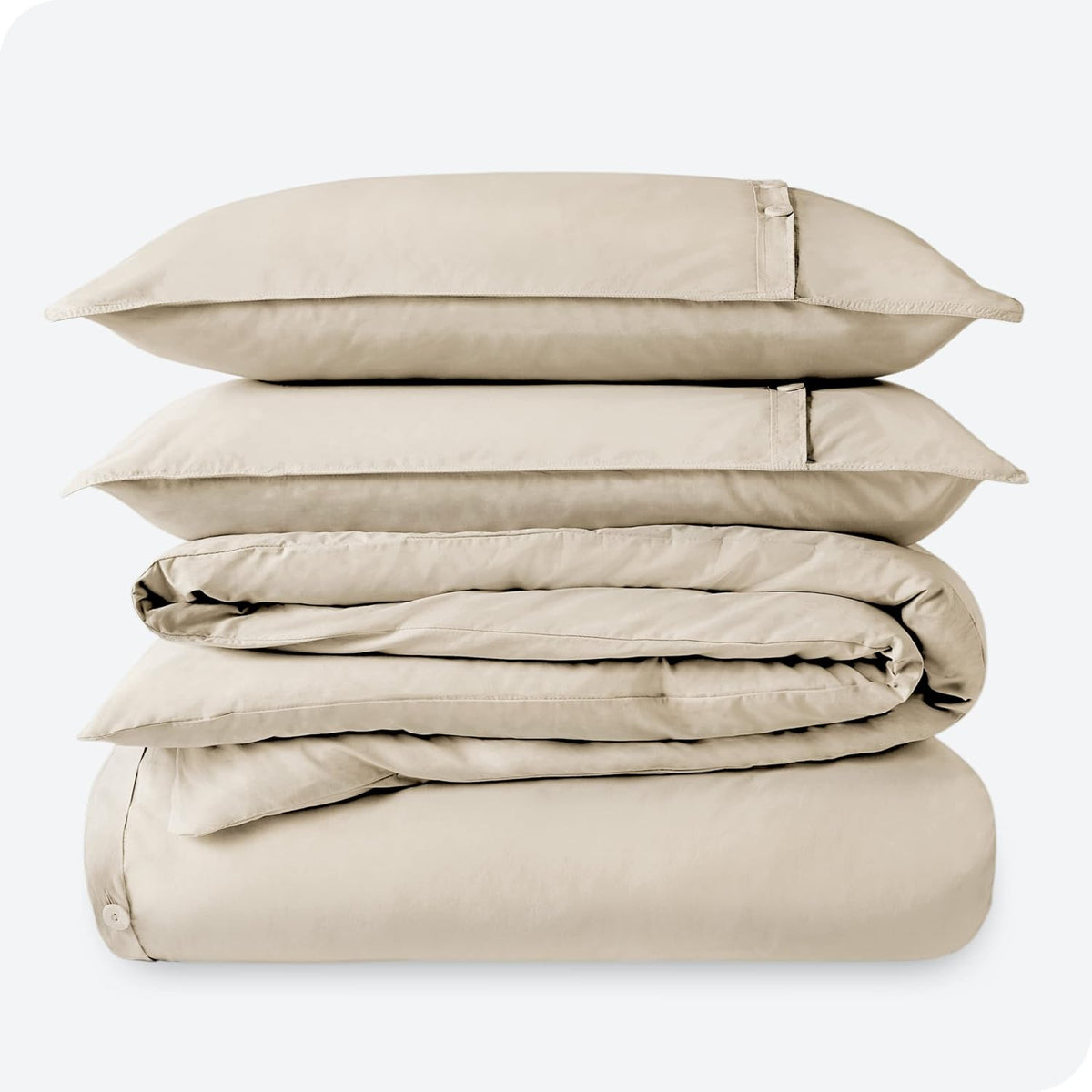King/California King Organic Cotton Percale Duvet Cover Set B2864