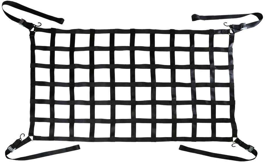 Pickup Truck Bed Cargo Net with Cam Buckles and S-Hooks L56740