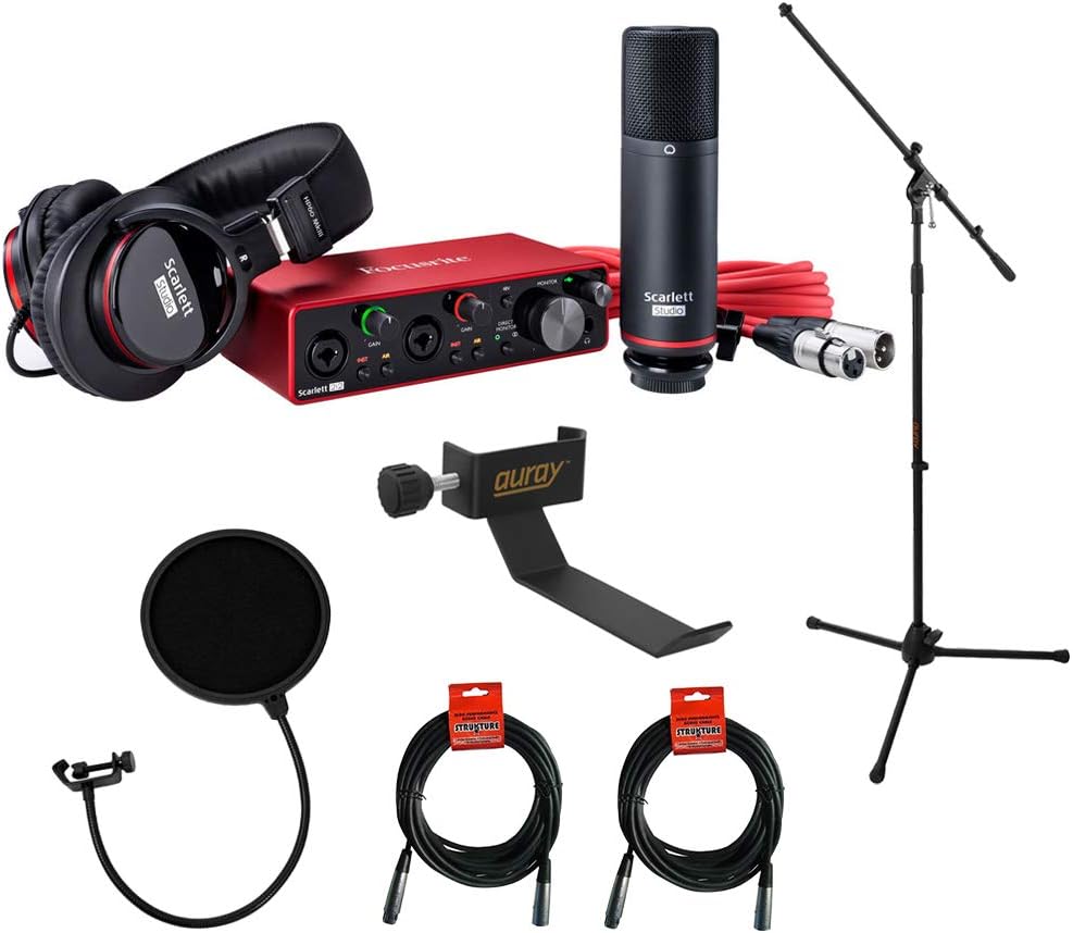 USB Audio Interface with Microphone & Headphones T28944