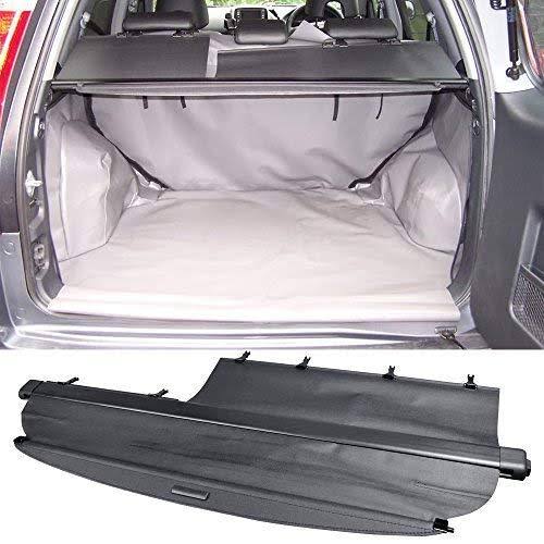 Black Retractable Rear Cargo Trunk Cover R54308