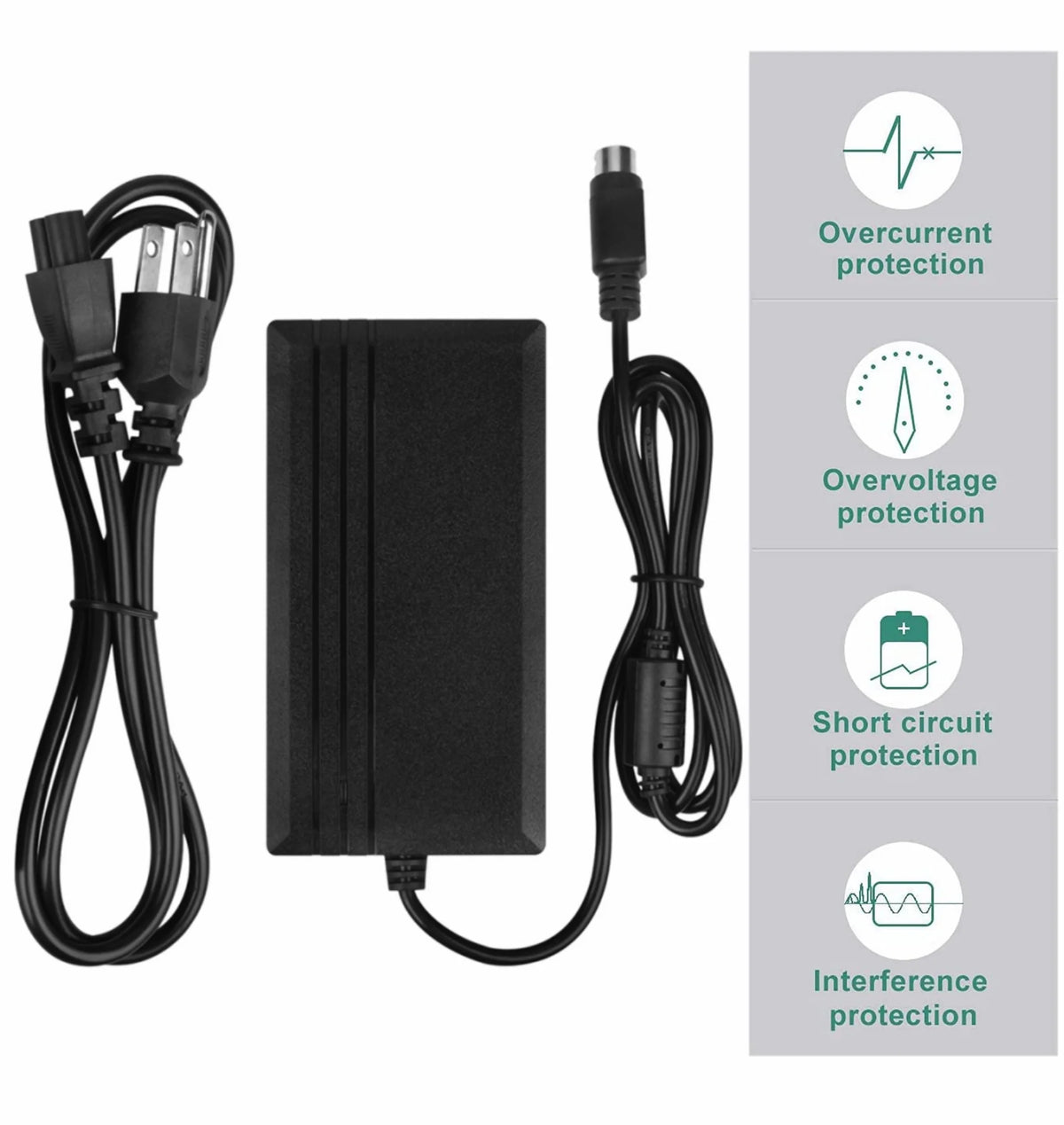 Compatible AC/DC Adapter Replacement Power Supply Charger O69667