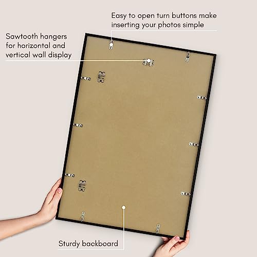 White 4x6 Picture Frame with Shatter Resistant Glass Q6644