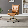 Vegan Leather Tufted Mid Back Task Chair H380