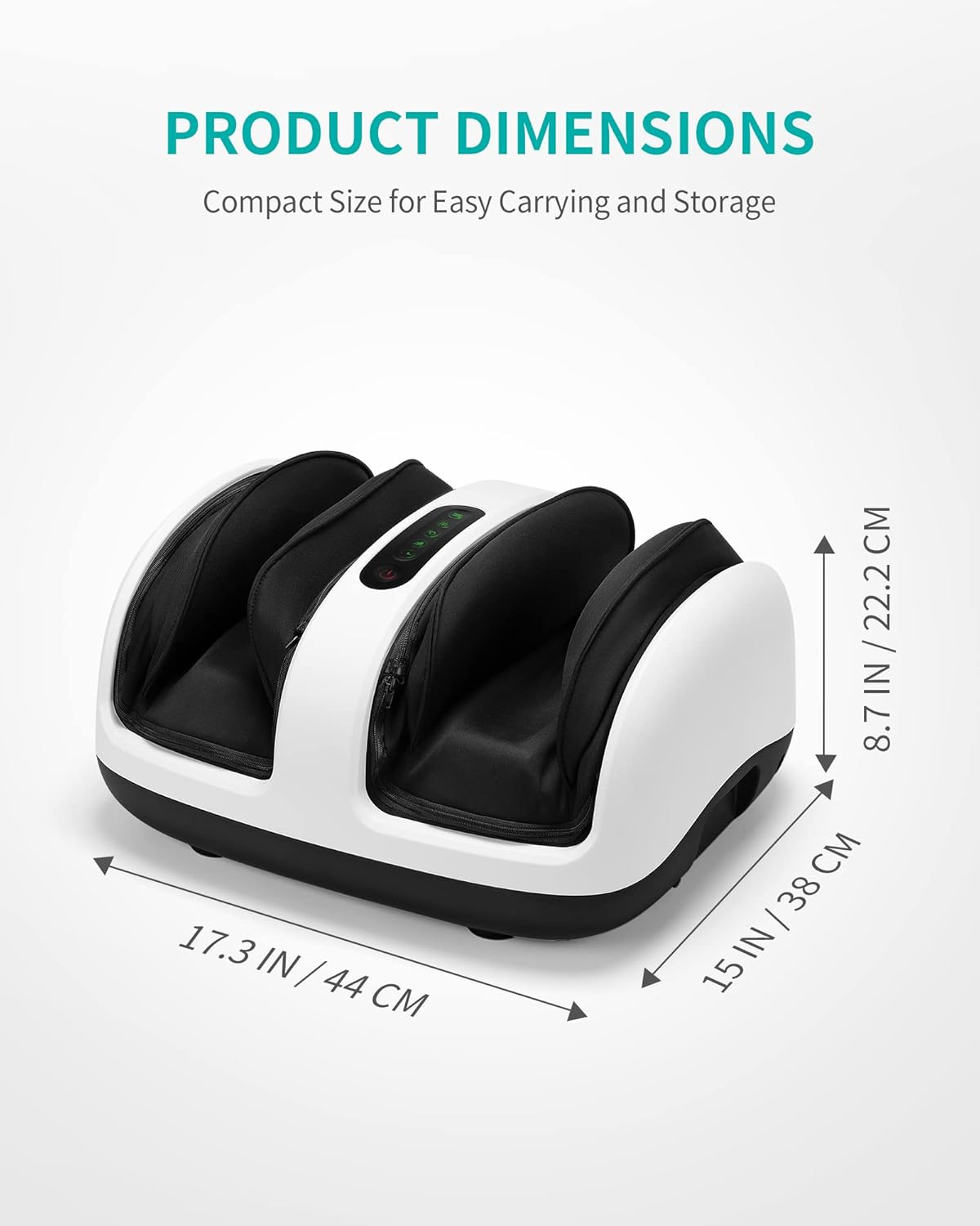 Shiatsu Foot and Calf Massager with Heat and Remote A187