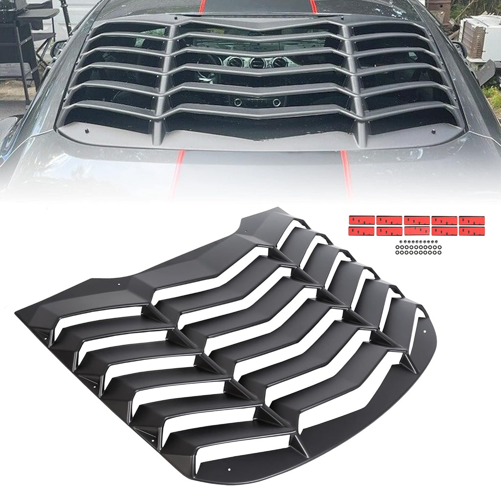 Rear Window Louvers Sun Shade Cover for 2015-2020 Mustang S901097