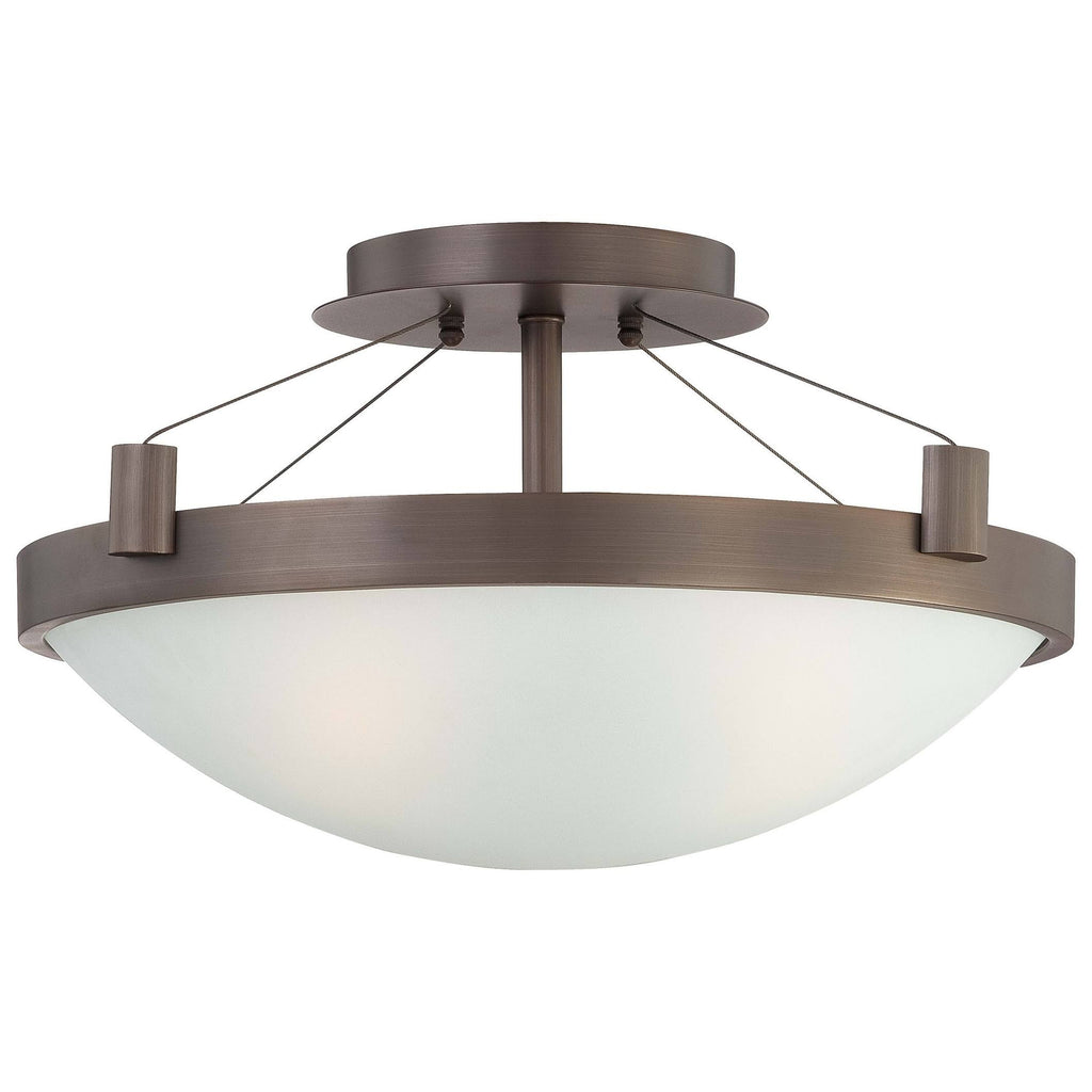 Suspended 3 Light Semi Flush Mount J109