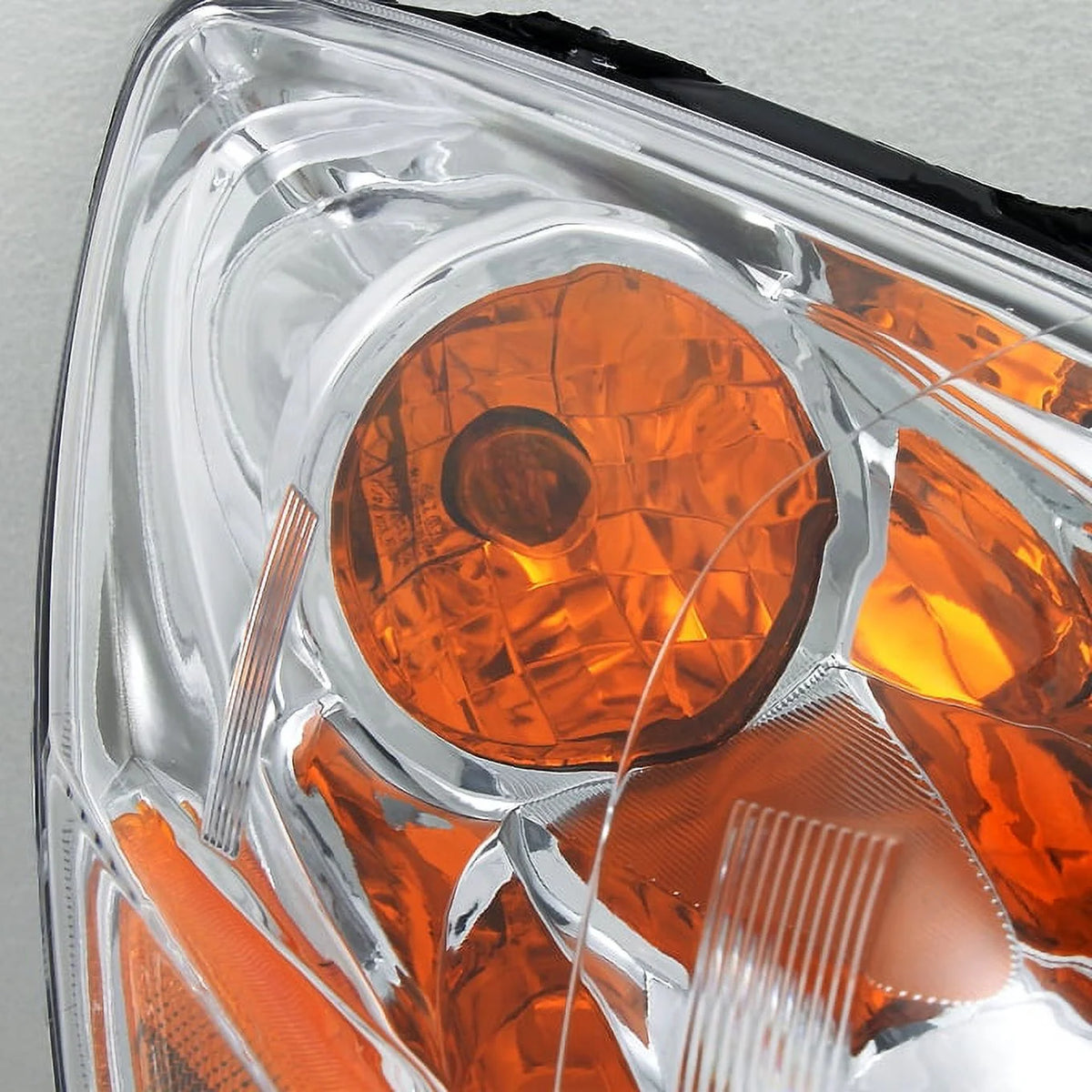 Clear Headlights Head Lamps Driver Left + Passenger Right Side Replacement V664009