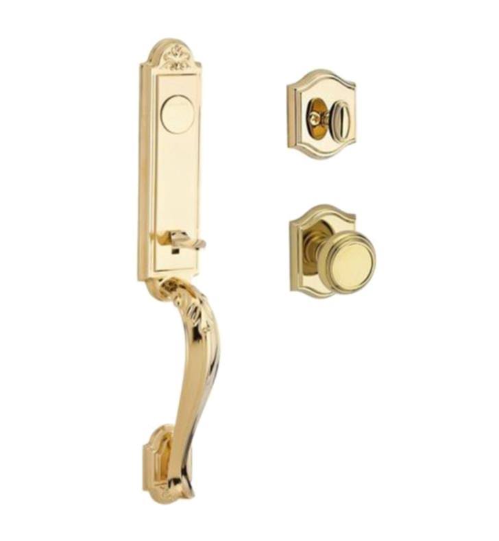 Full Dummy Handleset with Traditional Knob in Satin Nickel A915836