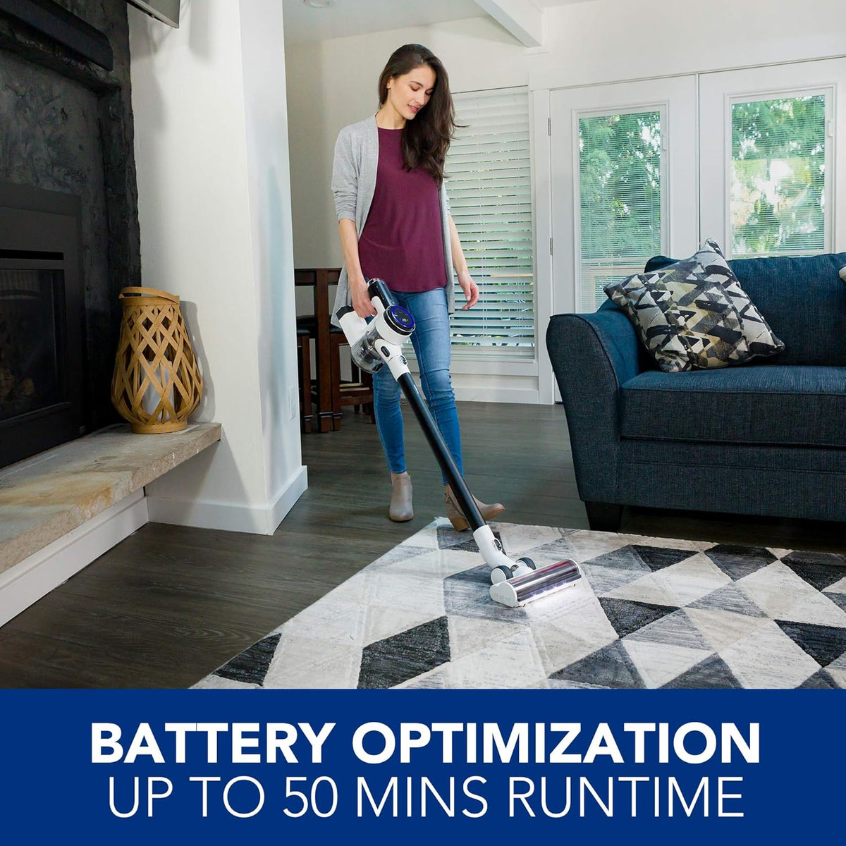 Matte Black Cordless Stick Vacuum L17357