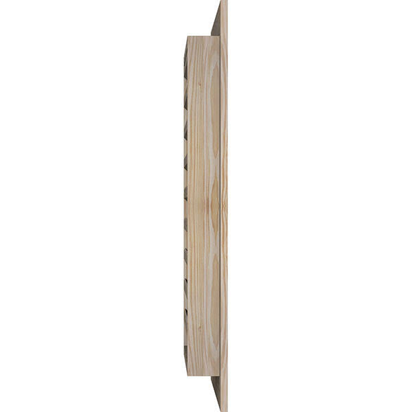 18-in W x 28-in H Vertical Gable Vent Unfinished Smooth Pine P572019