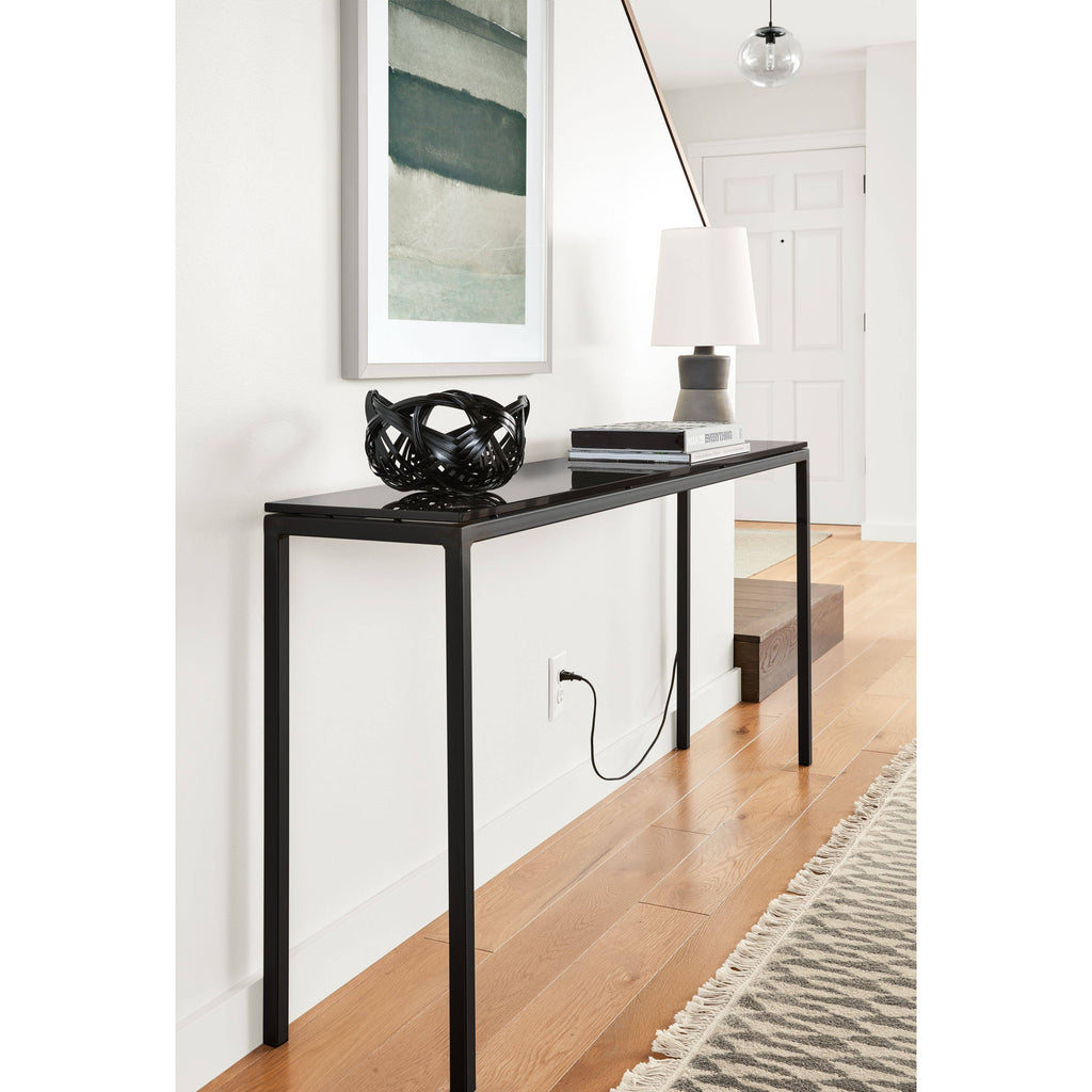 White Oak Parsons Console Table I1106