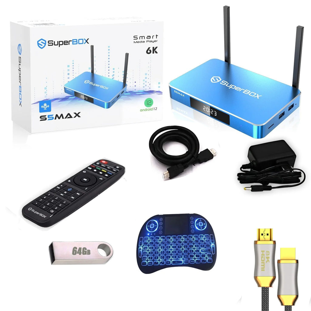 6k HD Mini Backlit Keyboard 8k Hd Cable 64g Usb Flash Driver B123360