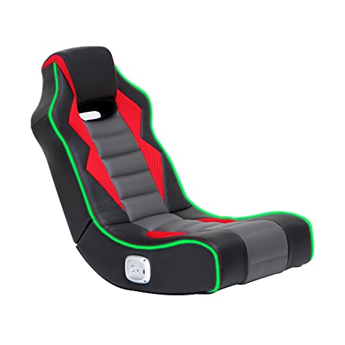 Foldable Bluetooth Audio Floor Chair with Headrest Mounted Speakers A5284