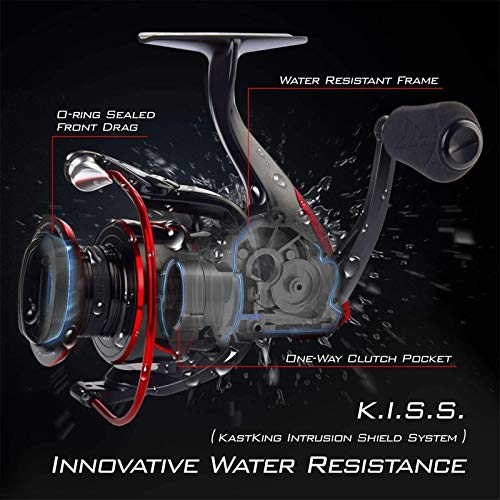Carbon Fiber Spinning Reel with 39.5 LBs Max Drag D9592