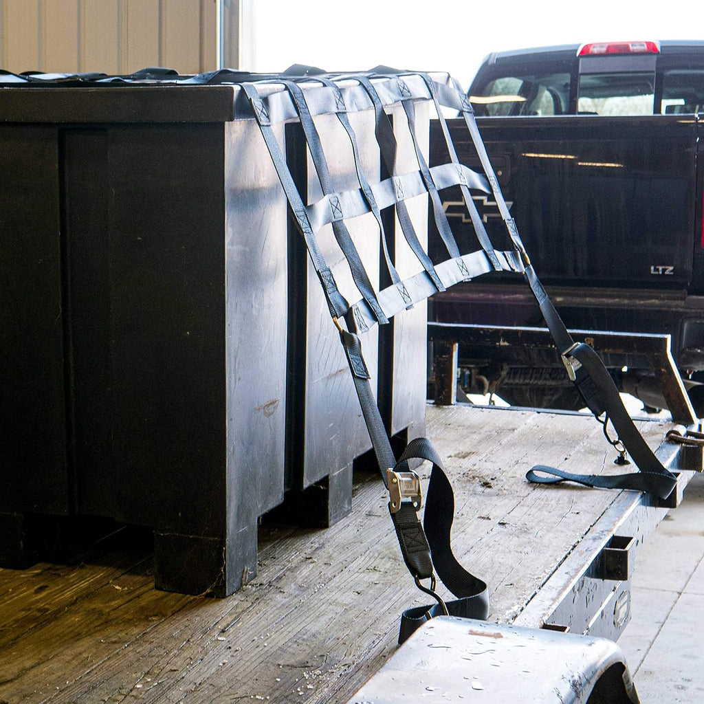 Pickup Truck Bed Cargo Net with Cam Buckles and S-Hooks L56740
