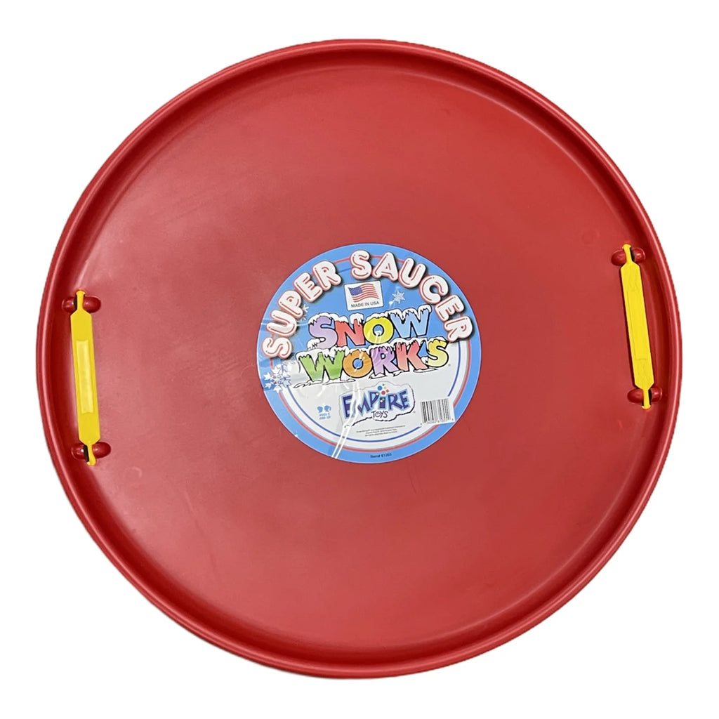 Red 28 Inch Round Snow Sled E455