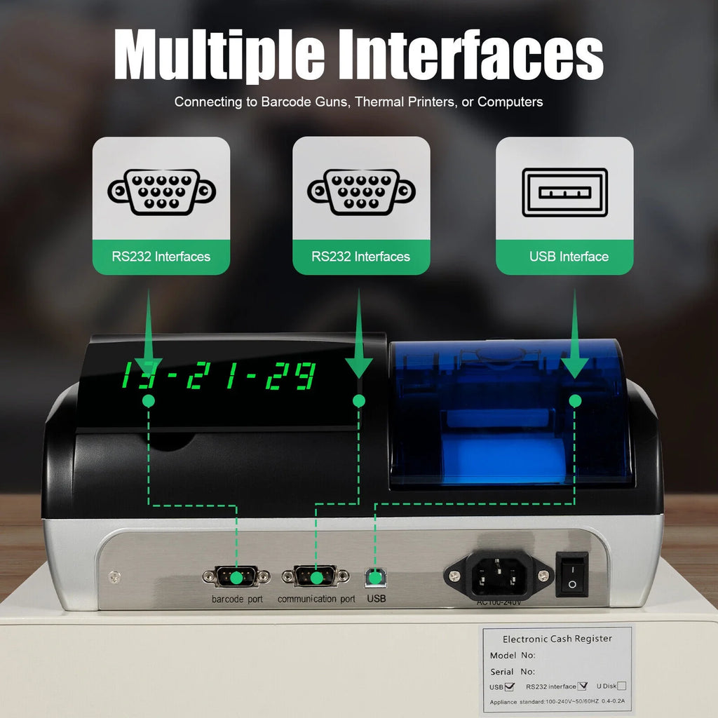 48 Keys Electronic Cash Register H6315