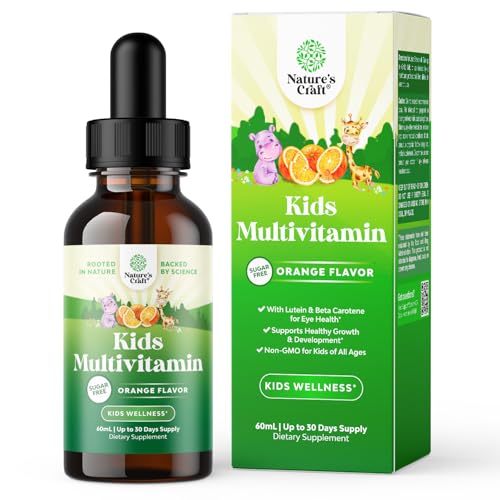 Liquid Multivitamin for Kids with Vitamins C D3 E B6 V922
