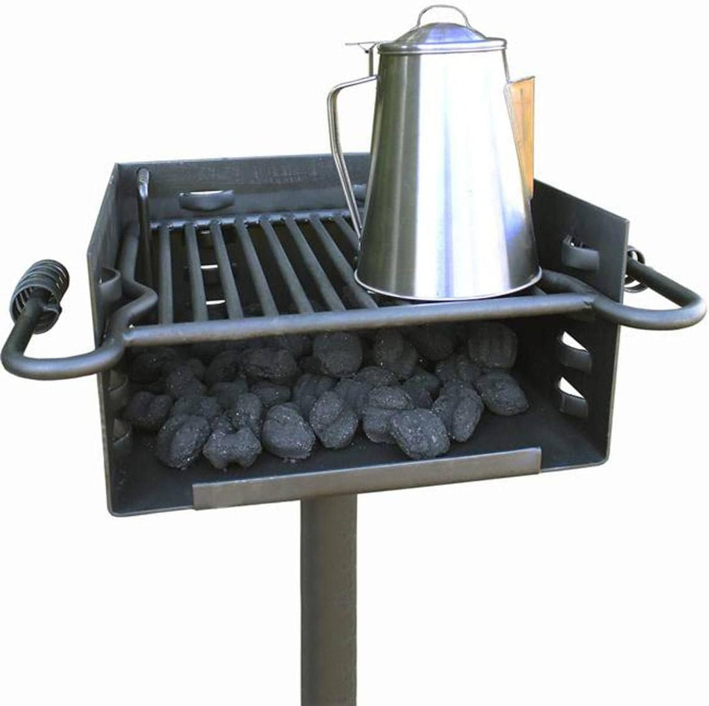 Single Post Park Style Charcoal Grill M909