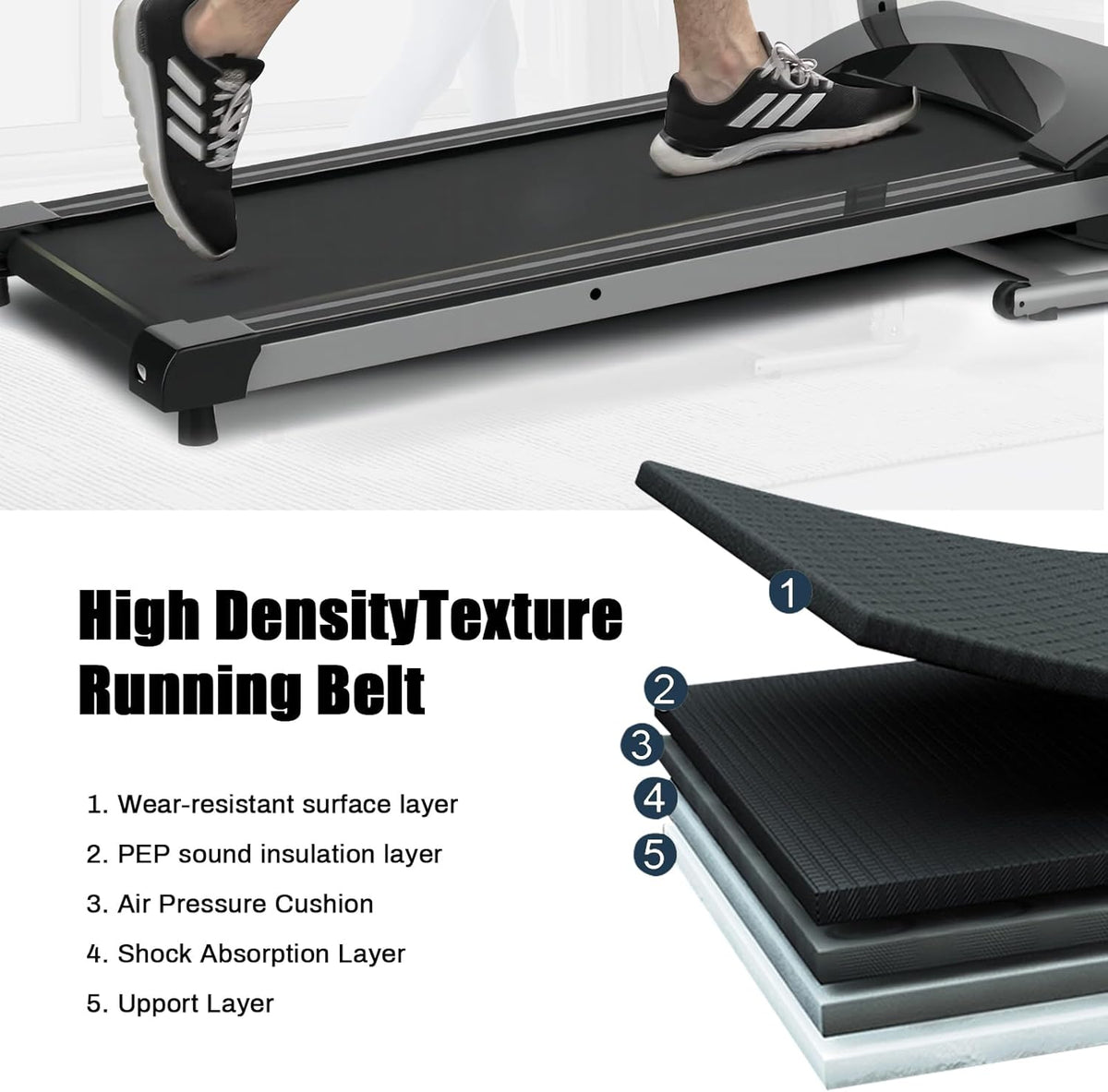 Folding Motorized Treadmill K38639