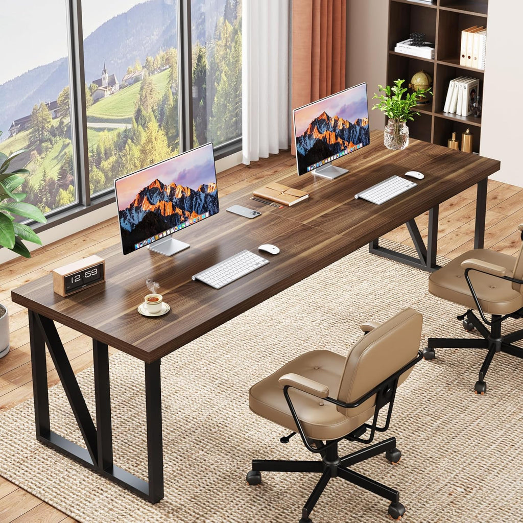 78.7 Inches Extra Long Double Wood Desk T35161