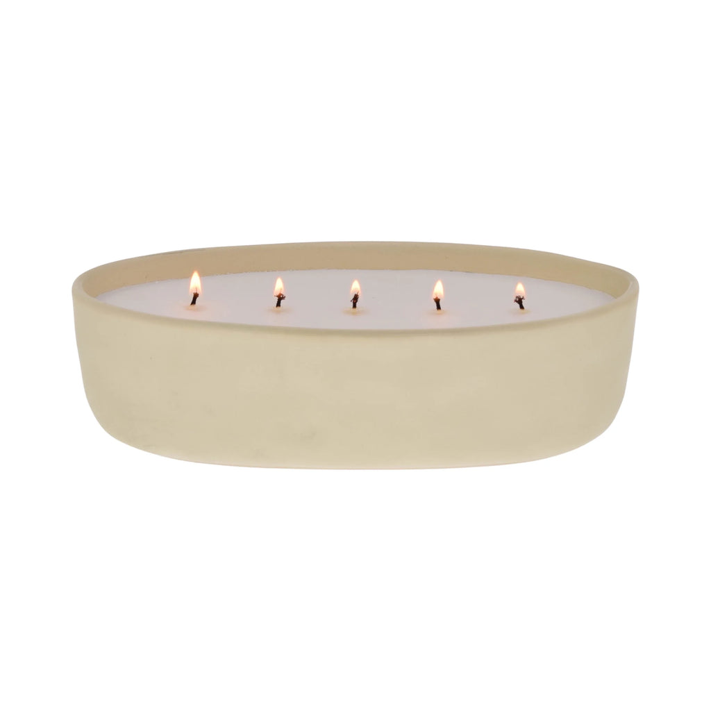 40.5oz Red Lava & Citrus Scented 5-Wick Oversized Candle D442