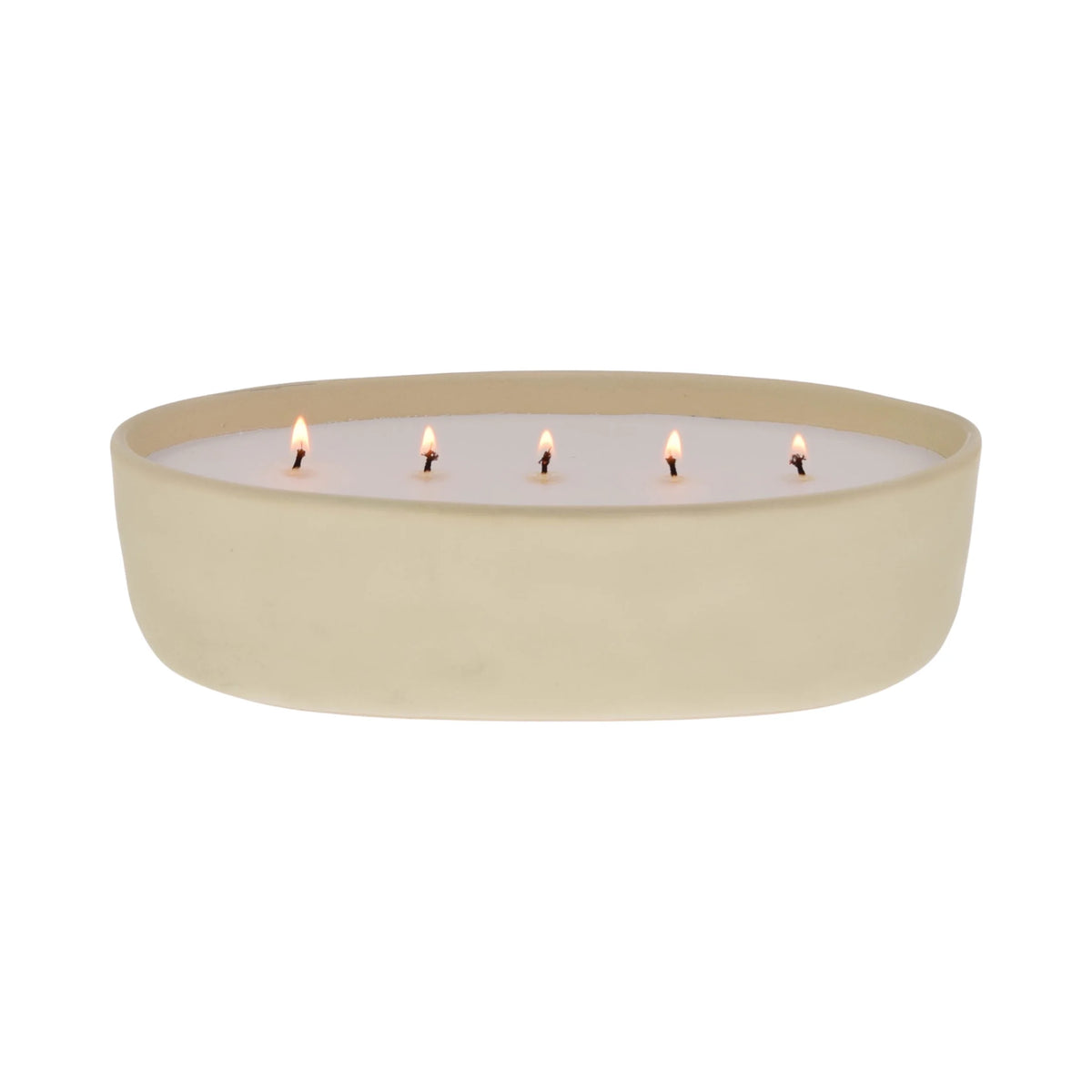 40.5oz Red Lava & Citrus Scented 5-Wick Oversized Candle D442