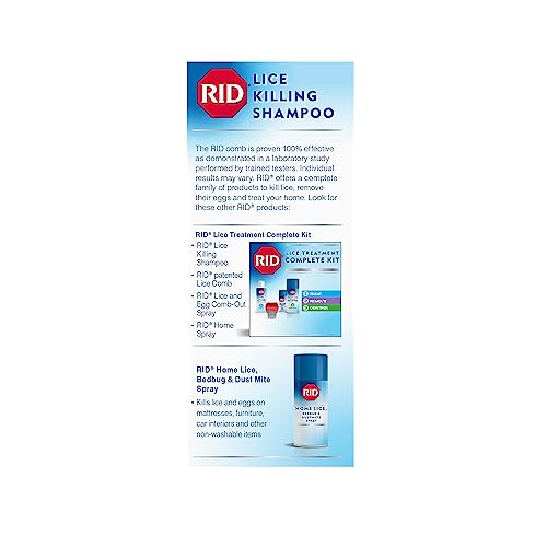 2 Fl Oz Lice Killing Shampoo with Nit Comb E8507