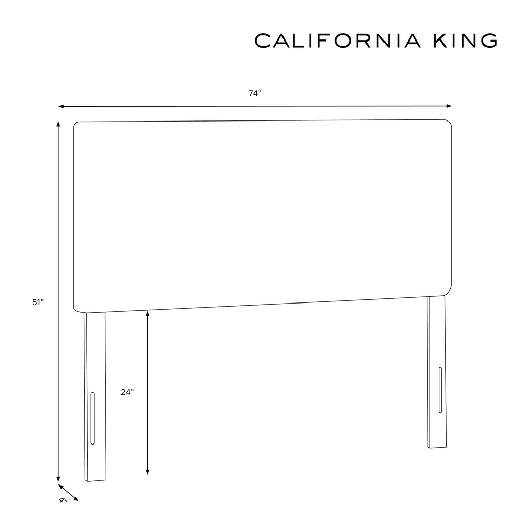California King Tufted Headboard O3179