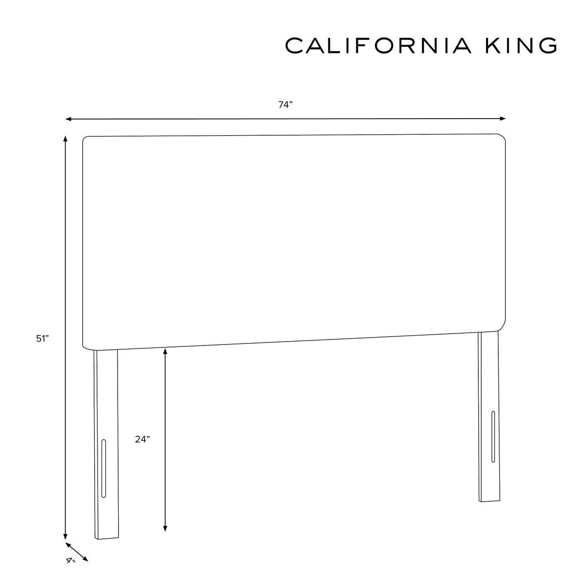 California King Tufted Headboard O3179