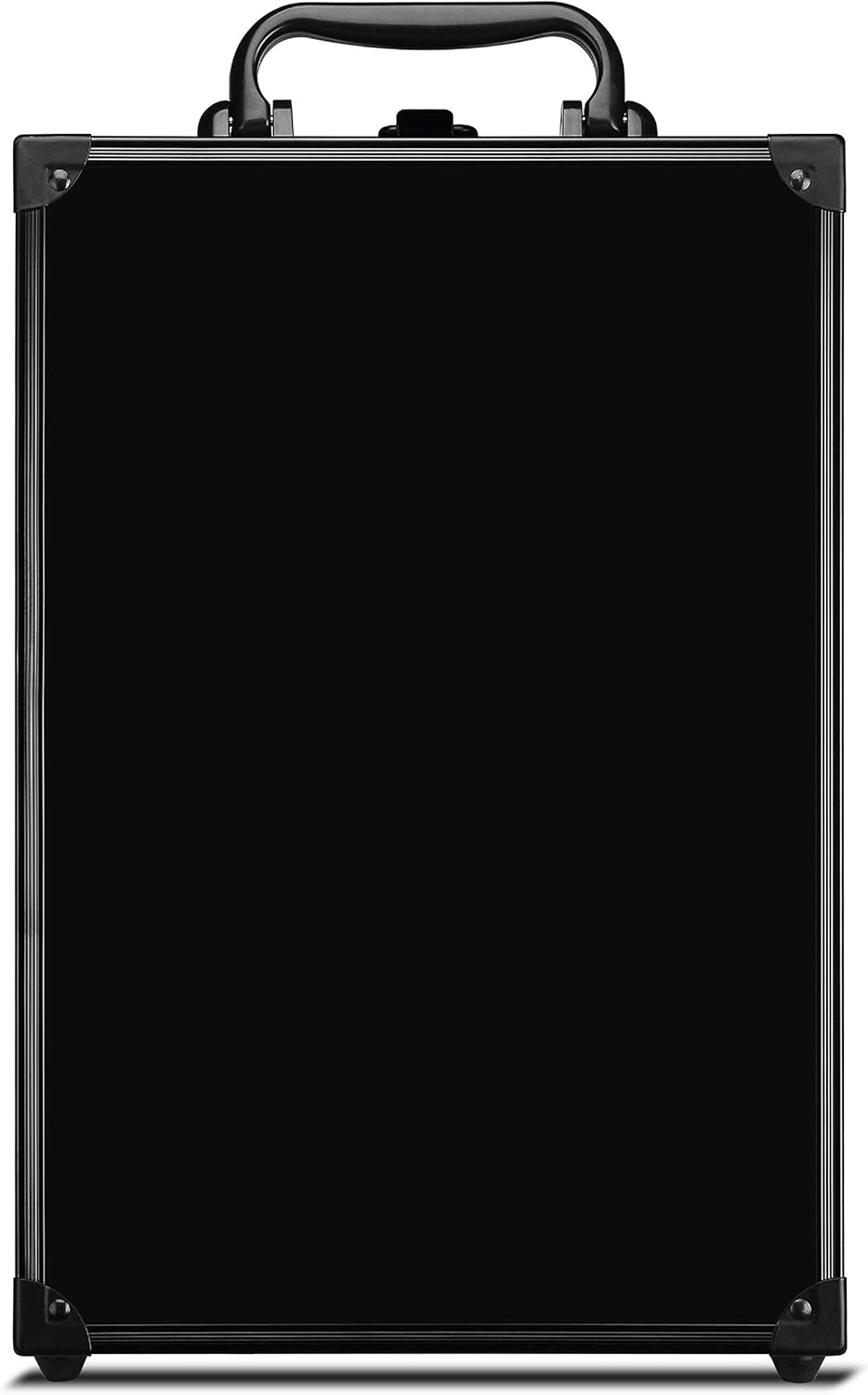 Black Metal Card Case with 8 Dividers Z833194