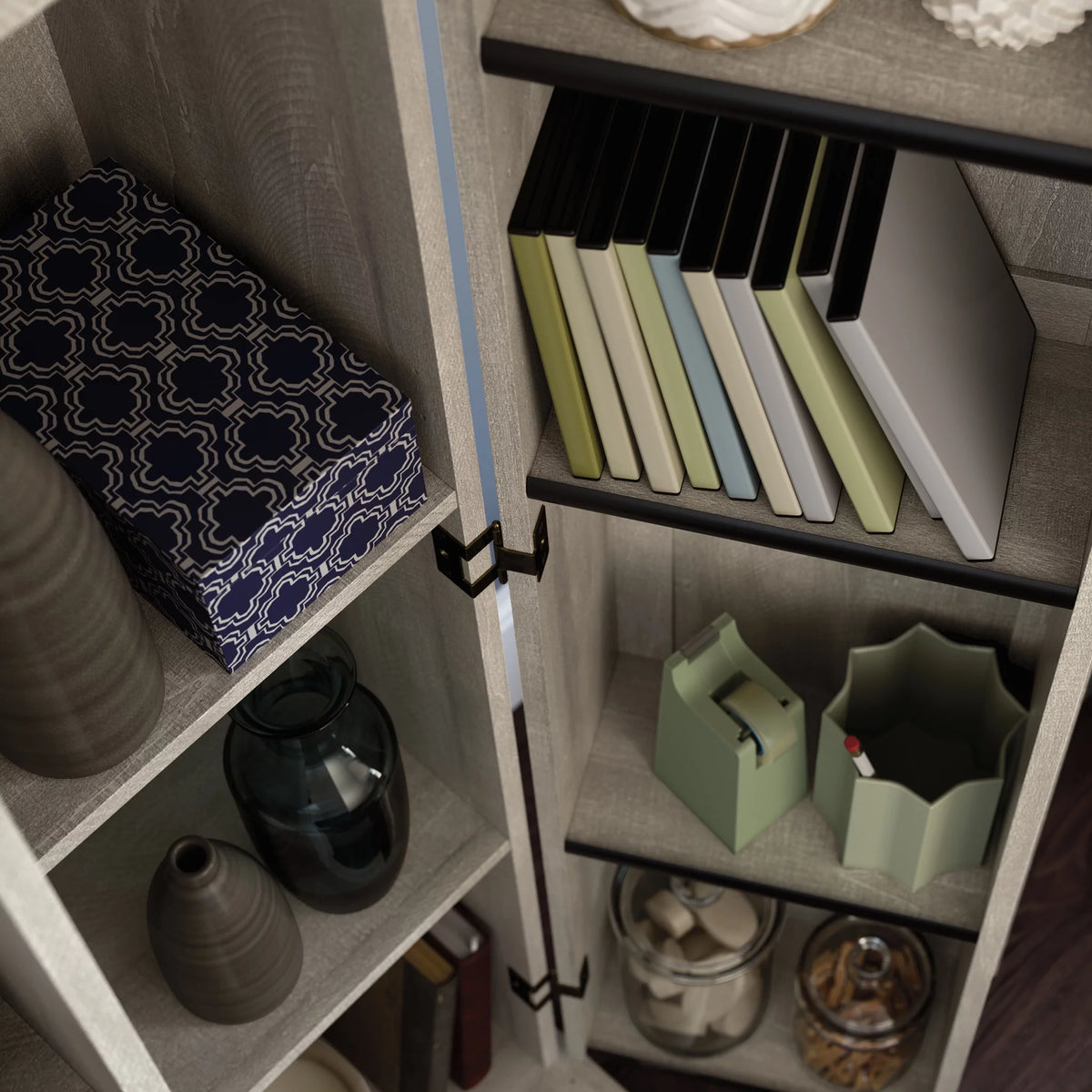 Spring Maple Finish Storage Cabinet B724