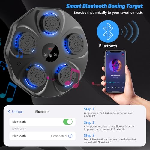 Large Size Wall Mounted Electronic Boxing Target with Boxing Gloves J322012