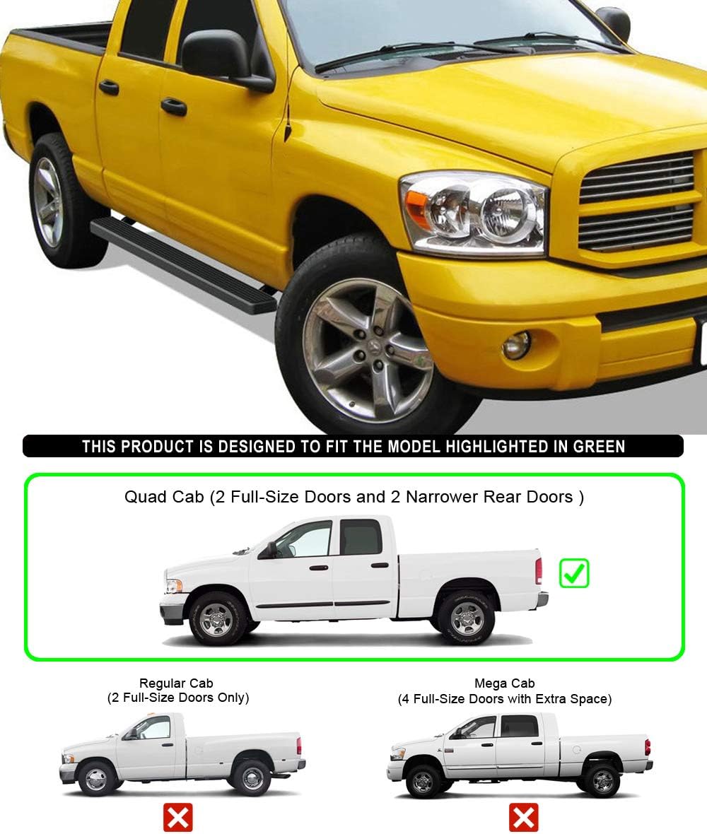 Black Running Boards T1827