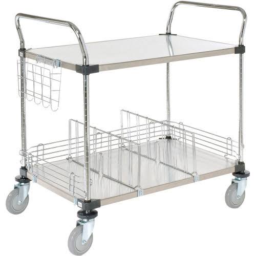 Stainless Steel Utility Cart 2 Shelves Q74576