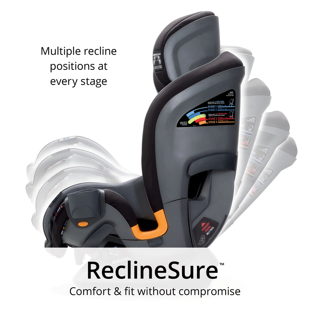 4-in-1 Convertible Car Seat Navy Purple G767