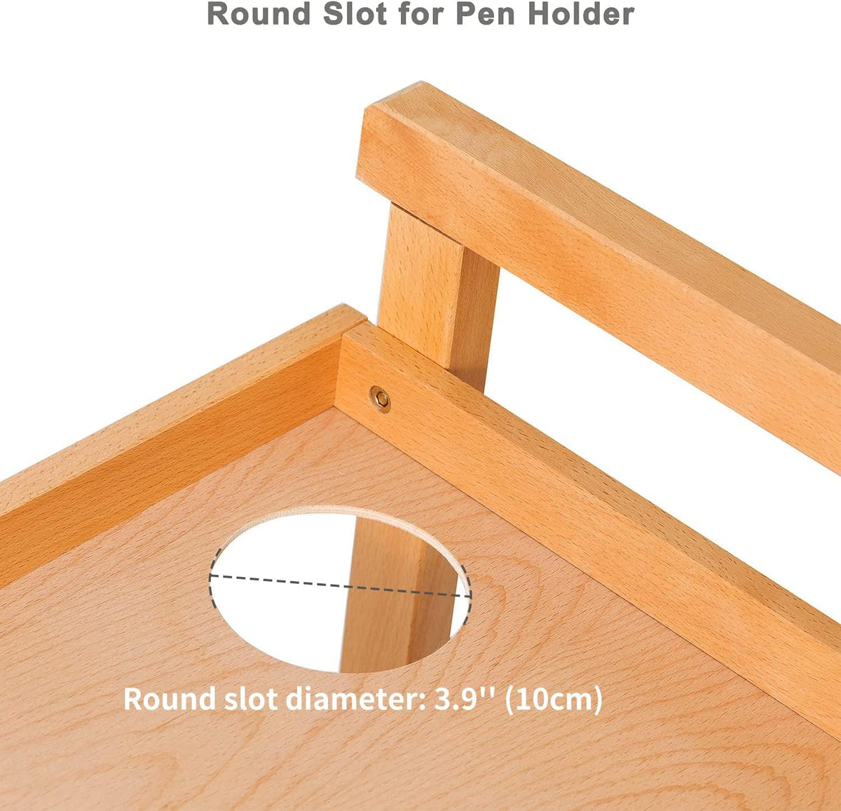 3-Tier Rolling Beechwood Art Cart Storage Organizer G67018