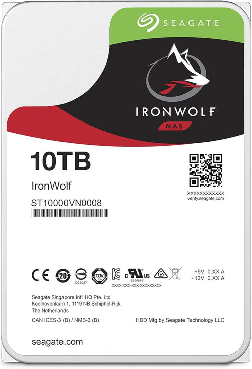 10TB NAS Internal Hard Drive HDD CMR 3.5 Inch SATA 6Gb/s 7200 RPM 256MB Cache Y580877