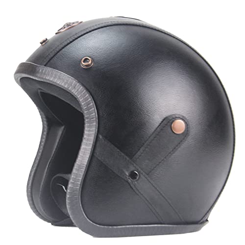 3/4 Open Face Motorcycle Helmet with Removable Lining S58294
