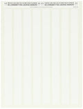 White Polyester Laser Tag Label .75 inch x .25 inch U369
