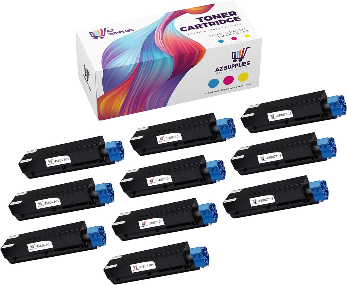 Compatible Toner Cartridge Replacement High Yield Black 10 Packs C4858